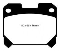 Klocki hamulcowe (tył) RedStuff DP31005C