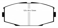 Klocki hamulcowe (przód) GreenStuff DP2610