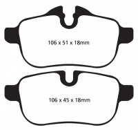 Klocki hamulcowe (tył) GreenStuff DP22046