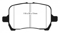 Klocki hamulcowe (przód) GreenStuff DP21763