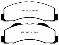 Klocki hamulcowe (przód) Ultimax DP1855