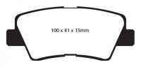Klocki hamulcowe (tył) GreenStuff DP22031