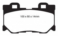 Klocki hamulcowe (tył) GreenStuff DP61824