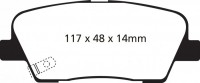Klocki hamulcowe (tył) GreenStuff DP61806