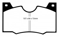 Klocki hamulcowe (przód) RedStuff DP3188C