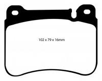 Klocki hamulcowe (przód) RedStuff DP31590C