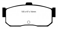 Klocki hamulcowe (tył) YellowStuff DP4889R