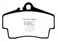 Klocki hamulcowe (tył) RedStuff DP31208C