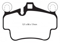 Klocki hamulcowe (przód) RedStuff DP32029C